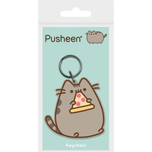 Pusheen - Pizza Rubber Keyring