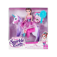Sparkle Girlz Unicorn and Princess Doll Set by ZURU