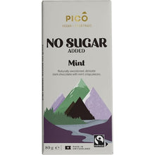 Pico No Sugar Added Dark Chocolate Bar Mint 80g