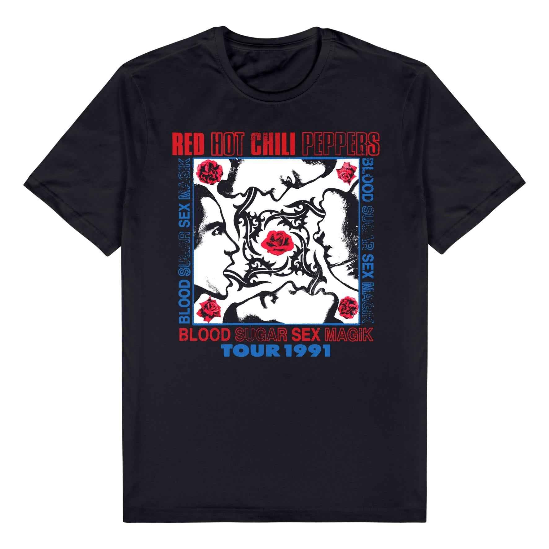 Red Hot Chili Peppers - Blood Sugar Sex Magik 1991 Tour T-Shirt (Large)