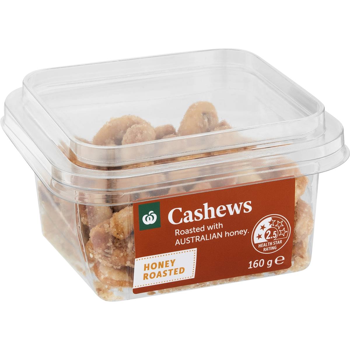 Woolworths Cashew Honey Snack Pots 160g