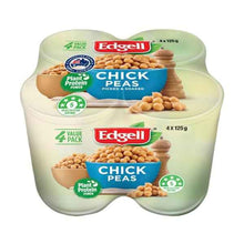 Australian Grown Chickpeas Snack Packs 4X125g