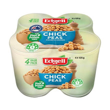 EDGELL AUSTRALIAN GROWN CHICKPEAS SNACK PACKS 125G 4 PACK