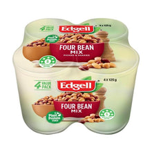 EDGELL SEED BEANS 4 PACK:FOUR BEAN MIX:.:500 GRAM