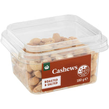 Woolworths Cashew Roasted & Salted Snack Pots 180g