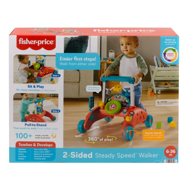 Fisher-Price 2-Sided Steady Speed Walker