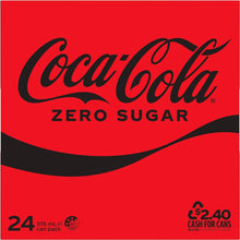 Coca-Cola Zero Sugar Soft Drink Multipack Cans 24 x 375mL
