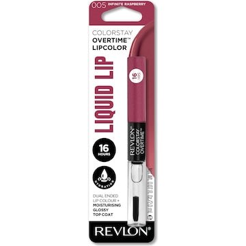 Revlon Colorstay Overtime Lipcolor Infinite Raspberry Lipstick 2.0mL
