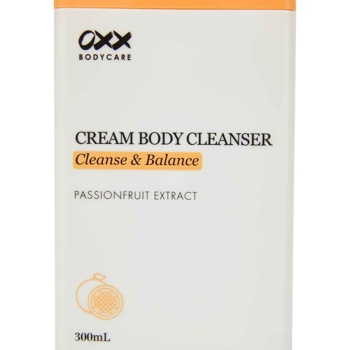 OXX Bodycare Cream Body Cleanser 300ml - Passionfruit Extract