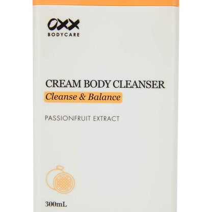 OXX Bodycare Cream Body Cleanser 300ml - Passionfruit Extract