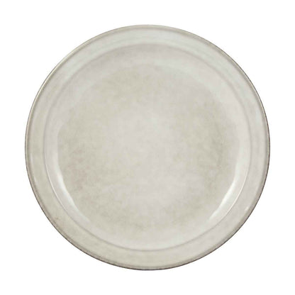 Grey Rim Dinner Plate