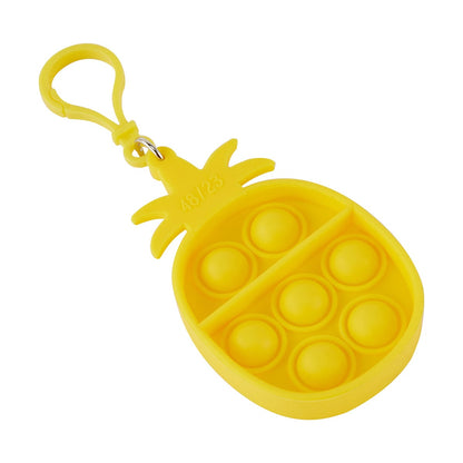 4 Piece Fidget Popper Keychains