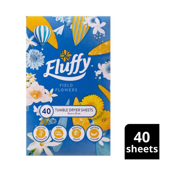 Dryer Sheets Fabric Softener Conditioner Field Flowers