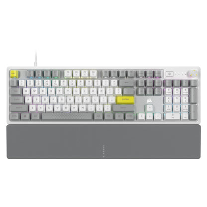 Corsair K70 CORE SE RGB Mechanical Gaming Keyboard with Palm Rest (White)