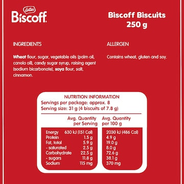 Lotus Biscoff Caramelised Biscuit 250g