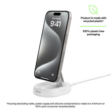 Belkin BoostCharge Pro Convertible Magnetic Qi2 Charging Stand (White)