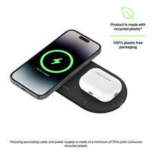 Belkin BoostCharge Pro Qi2 2-in1 Magnetic Wireless Charging Pad (Black)