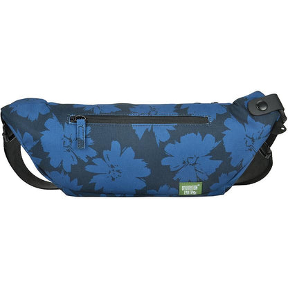 Generation Earth Artisan Cross Sling Bum Bag (Blue Flower)