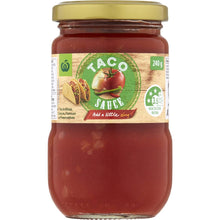 Woolworths Taco Sauce Mild 240g