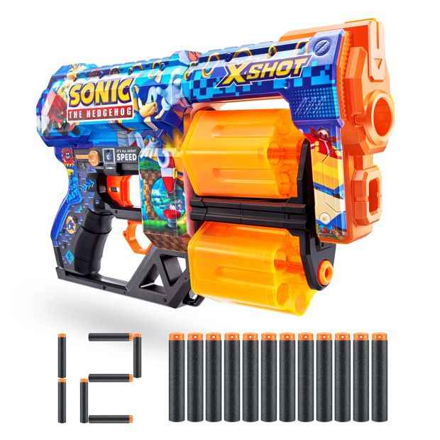 XSHOT Skins Sonic Dread Blaster (12 Darts)
