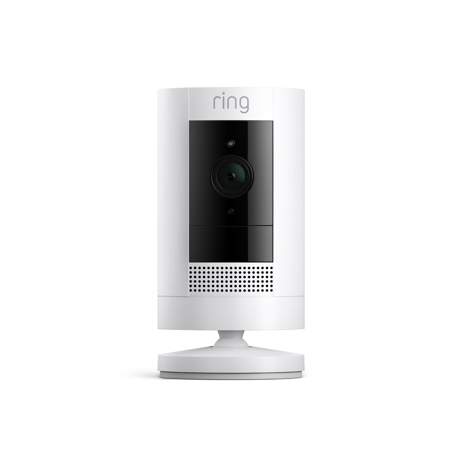 Ring Outdoor Security Camera [Stick Up Cam] Battery (White)