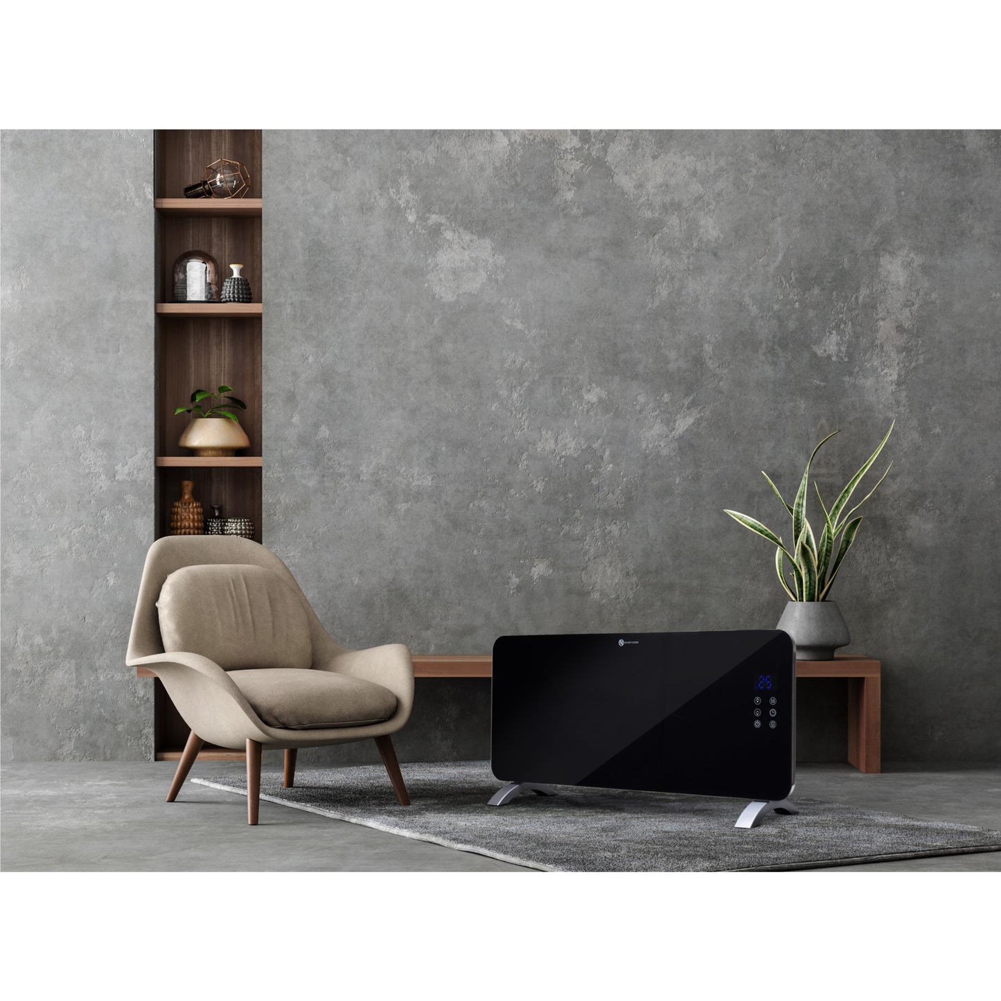 Goldair Platinum Glass Convector Panel Heater