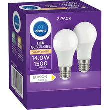 Olsent LED GLS ES 14.0W 1500Lm Warm White 2 pack