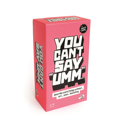 You Can't Say "Umm..."