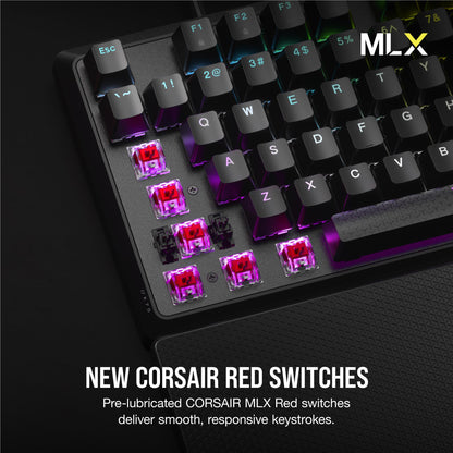 Corsair K70 CORE RGB Mechanical Gaming Keyboard Red Switch  (Black)