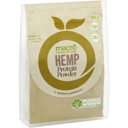 Macro Hemp Seed Protein Powder Protein Powder 200g