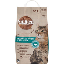Smitten Recycled Paper Cat Litter 10l