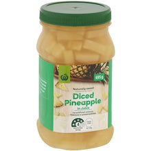 Woolworths Diced Pineapple In Juice 695g