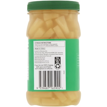 Woolworths Diced Pineapple In Juice 695g
