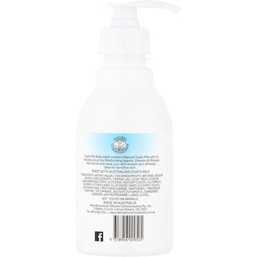 Natures Commonscents Goats Milk Body Wash 600mL