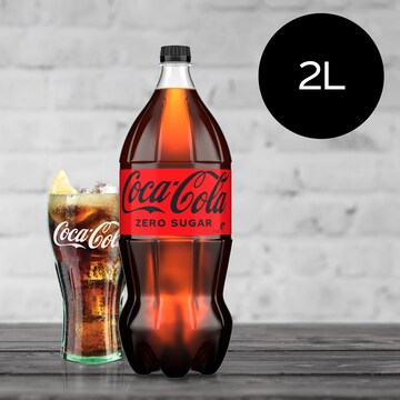 Coca-Cola Zero Sugar Soft Drink Bottle 2L