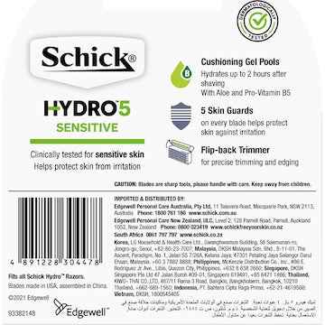 Schick Hydro 5 Sense Comfort Refill 4 pack