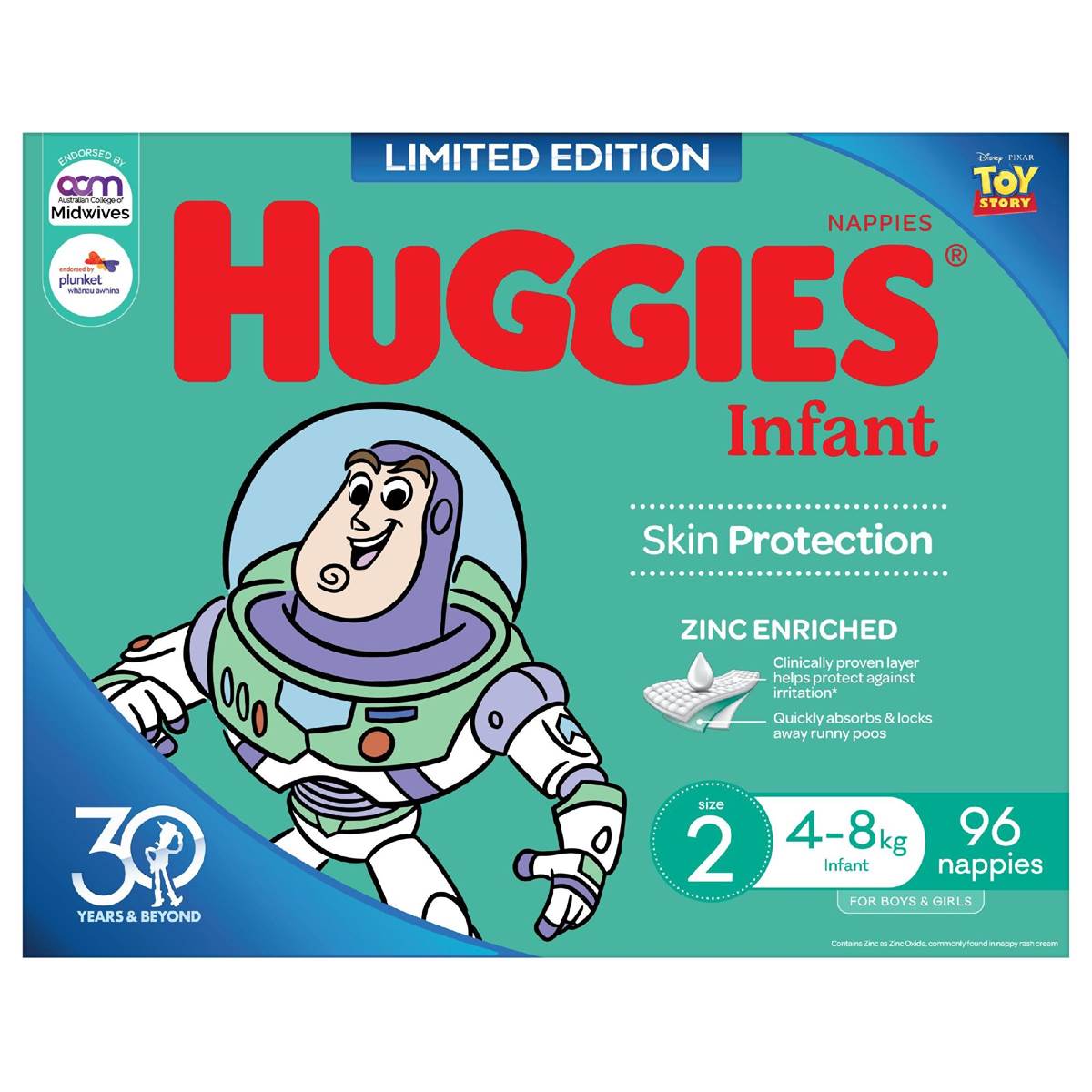 Huggies Infant Nappies Size 2 96 Pack