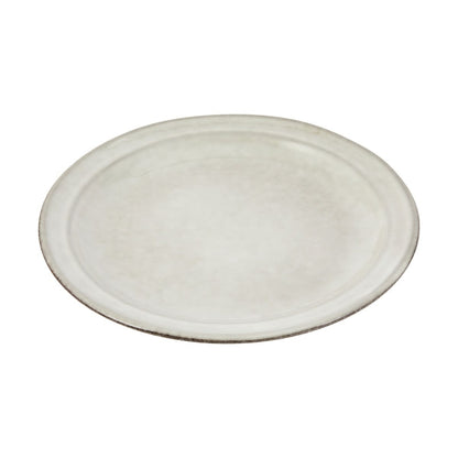 Grey Rim Dinner Plate
