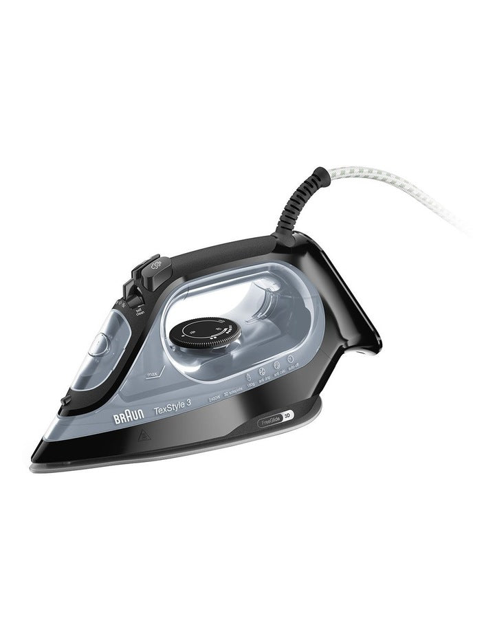 TexStyle 3 Steam Iron in Black SI3055BK
