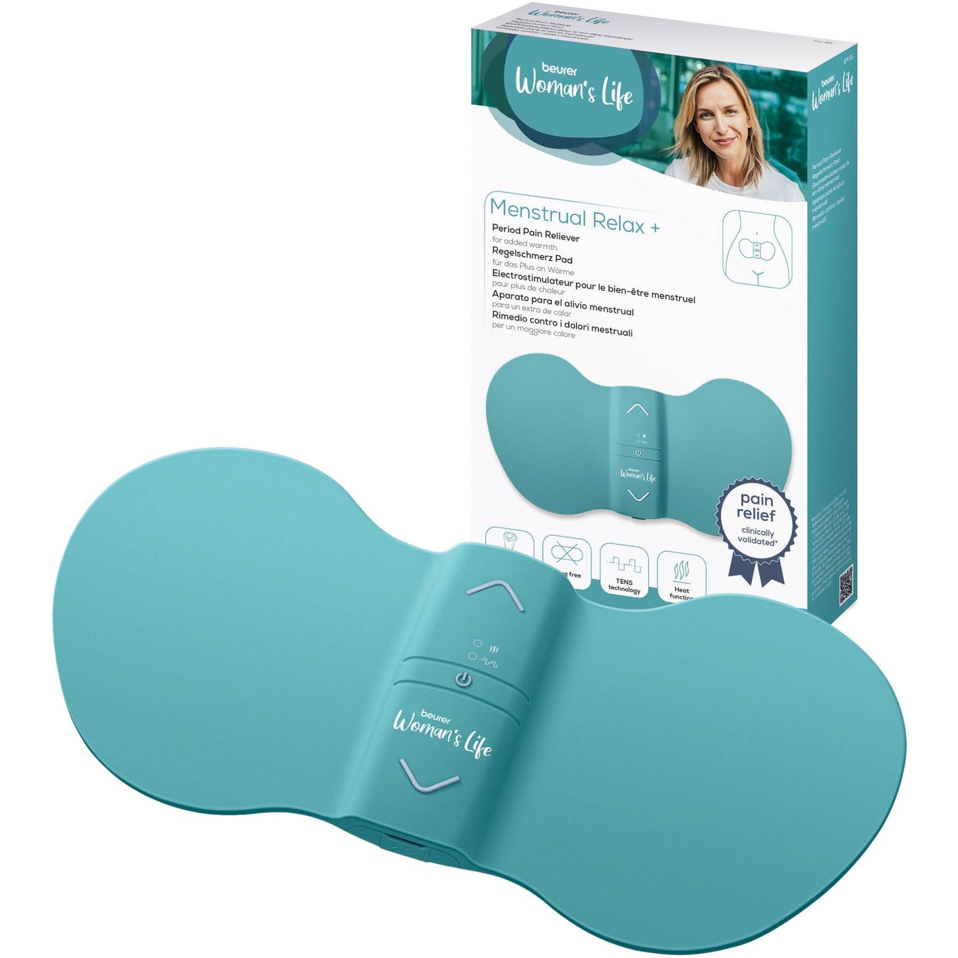 Beurer EM55 Menstrual Relax Plus Heat Pad