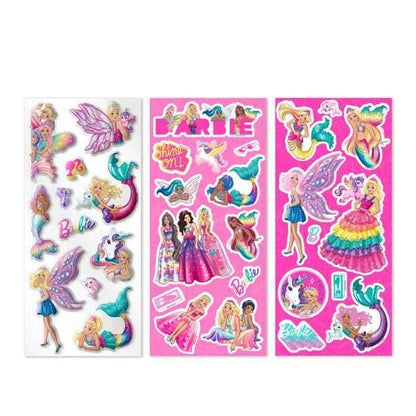 Barbie Stickers 3 Pack Bubble Stickers
