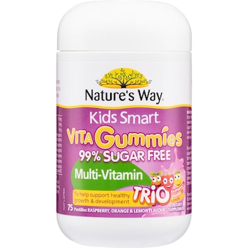 Nature's Way Kids Smart Vita-Gummies Sugar Free Multi Trio 75 pack