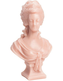 Marie Antoinette Bust Pink Candle