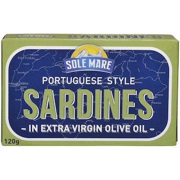 Sole Mare Portuguese Style Sardines 120g