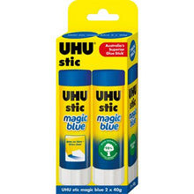 UHU Blue Stic Glue Stick 40g x 2 pack