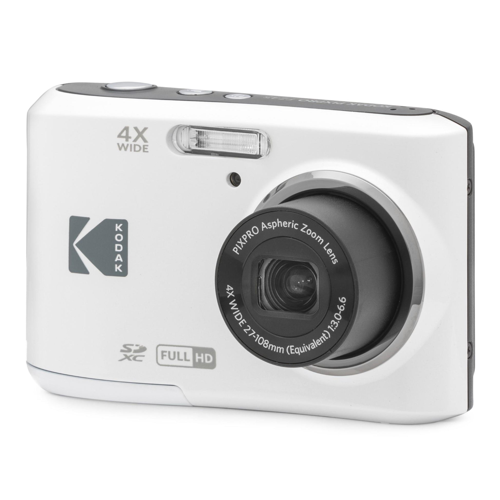 Kodak Pixpro FZ45 Digital Compact Camera (White)