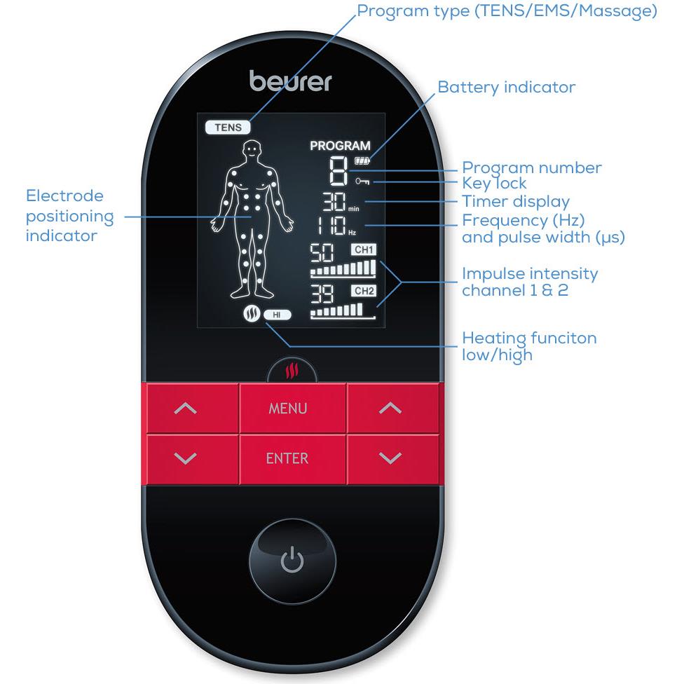 Beurer EM59 Digital TENS/EMS device