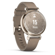 Garmin Lily® 2 Classic, Cream Gold with Coffee Fabric Band