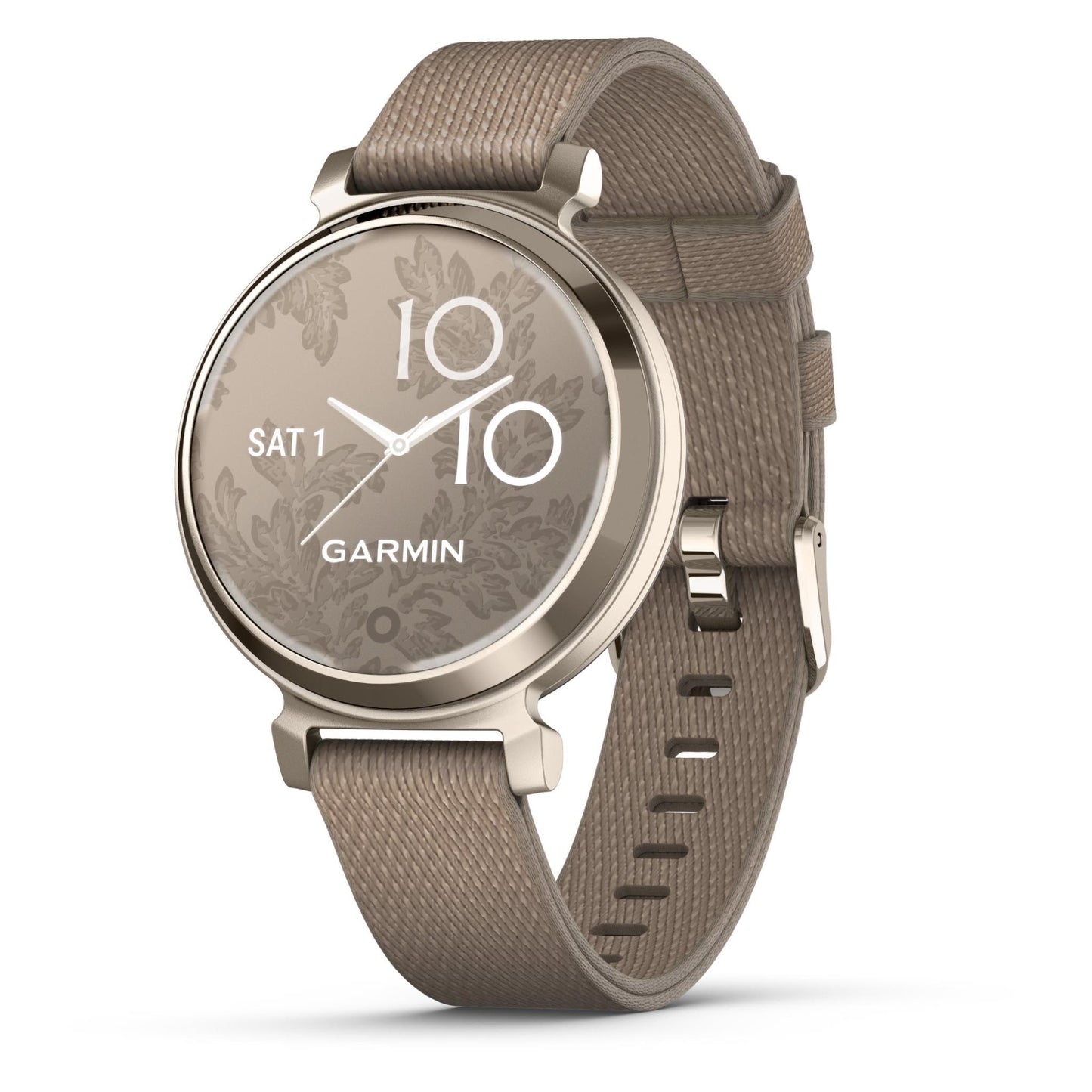 Garmin Lily® 2 Classic, Cream Gold with Coffee Fabric Band