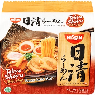 Nissin Tokyo Shoyu 5 pack